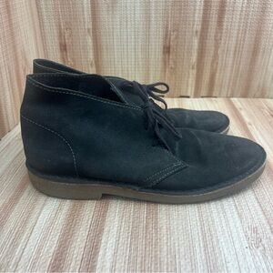 J. Crew Chukka Boots Mens 8.5 Charcoal Gray MacAlister Suede Desert Casual Italy